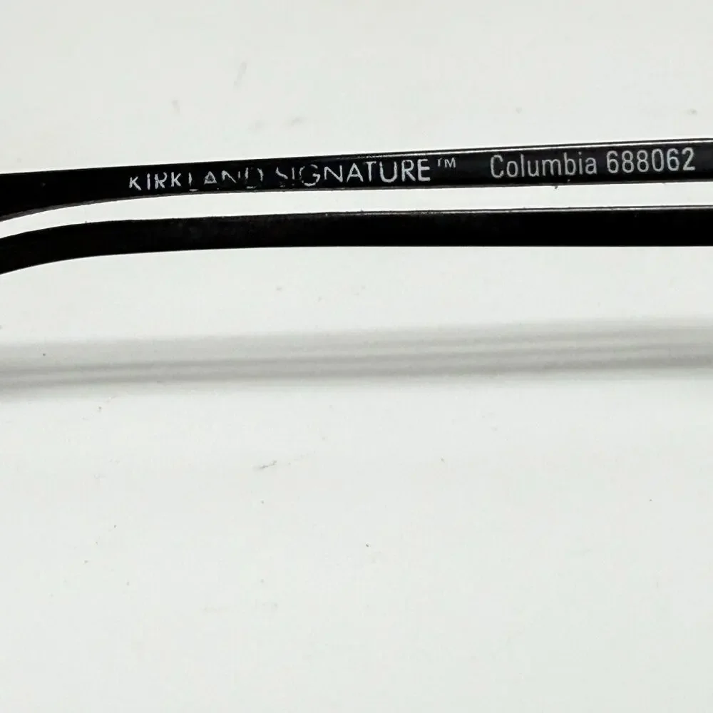 Kirkland Eyeglasses Frame Columbia 688062 Black Matte 59 17 145 Aviator‎ 19713